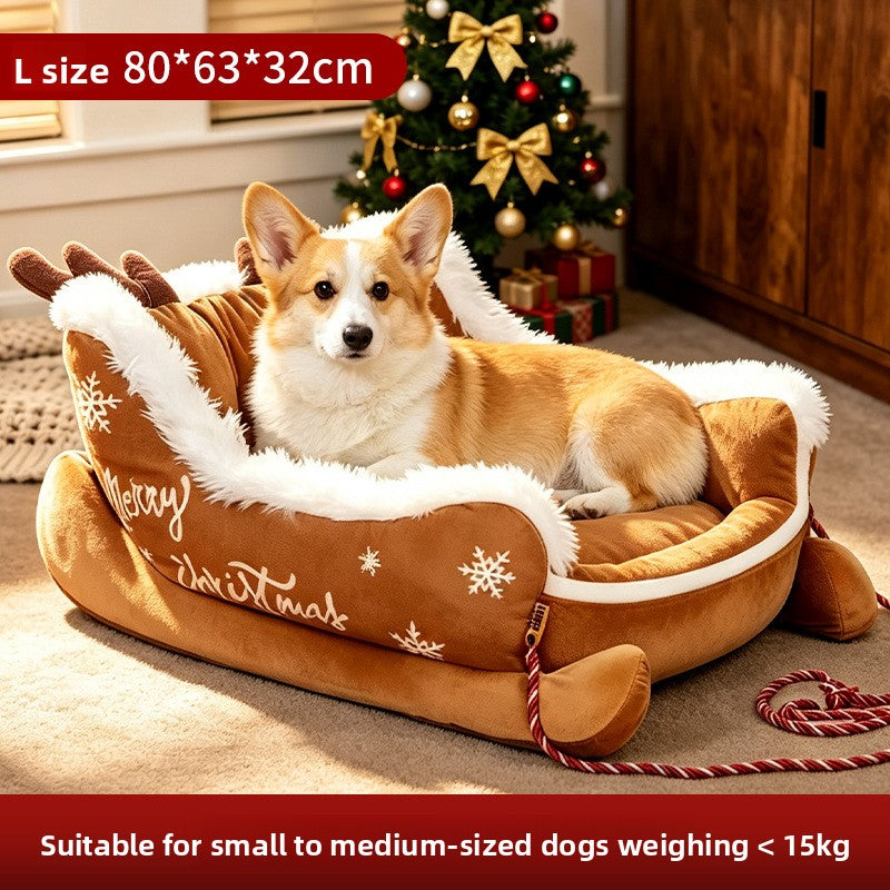 Christmas Sleigh Pet Bed