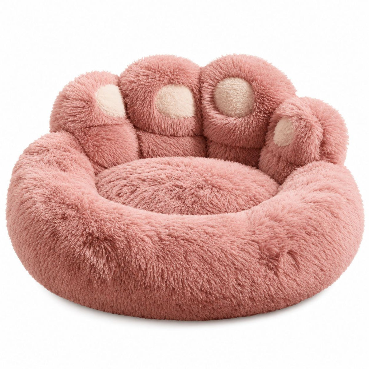 Plush Bear Paw Pet Bed