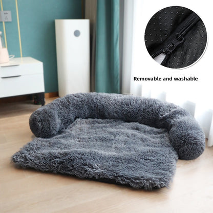 Fuzzy blanket, pet bed, dog bed