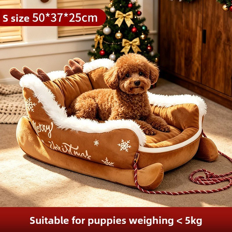 Christmas Sleigh Pet Bed