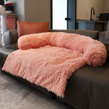 Fuzzy blanket, pet bed, dog bed
