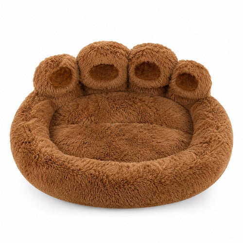 Plush Bear Paw Pet Bed