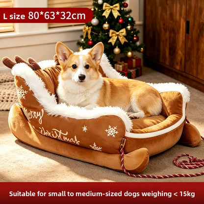 Christmas Sleigh Pet Bed