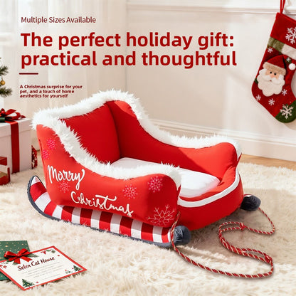 Christmas Sleigh Pet Bed