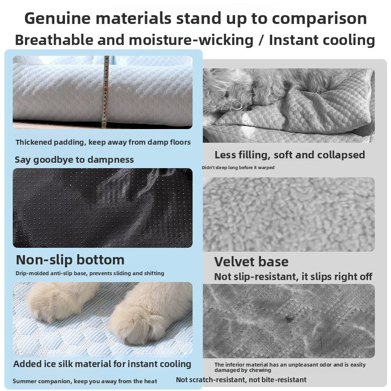 Removable Washable Pet Cooling Bed
