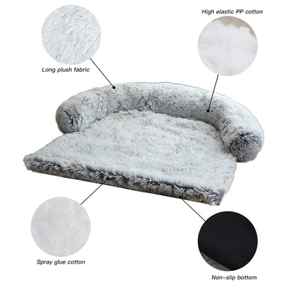 Fuzzy blanket, pet bed, dog bed