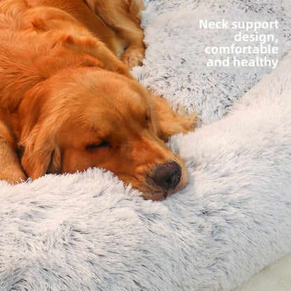 Large Plush Dog Bed