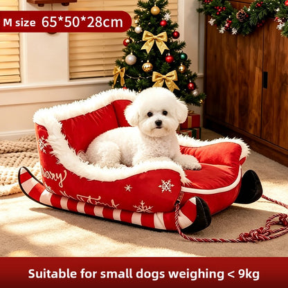 Christmas Sleigh Pet Bed