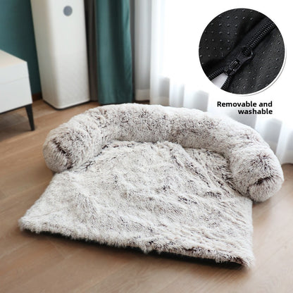 Fuzzy blanket, pet bed, dog bed