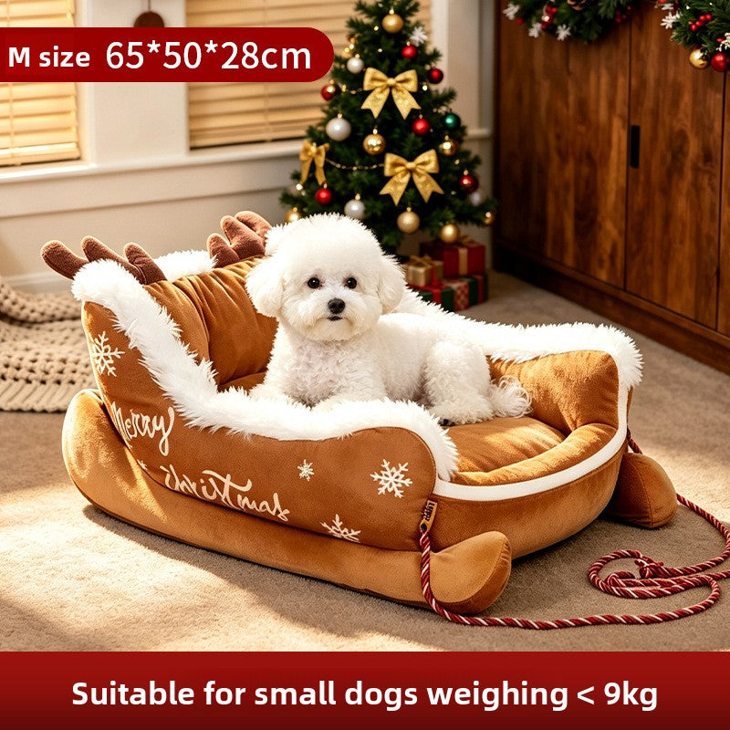 Christmas Sleigh Pet Bed