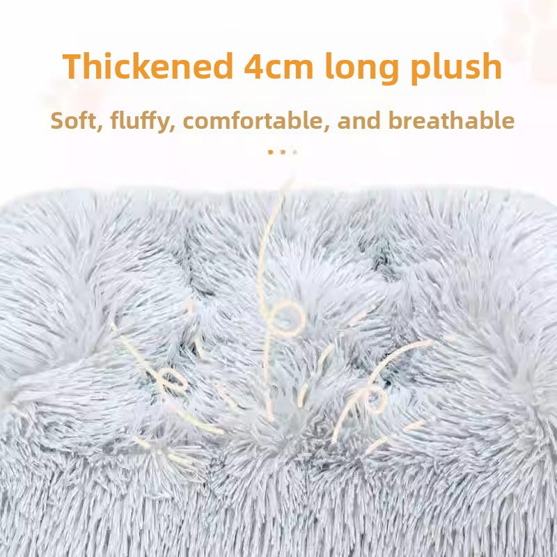Plush Pet Bed Mat for Cats and Dogs