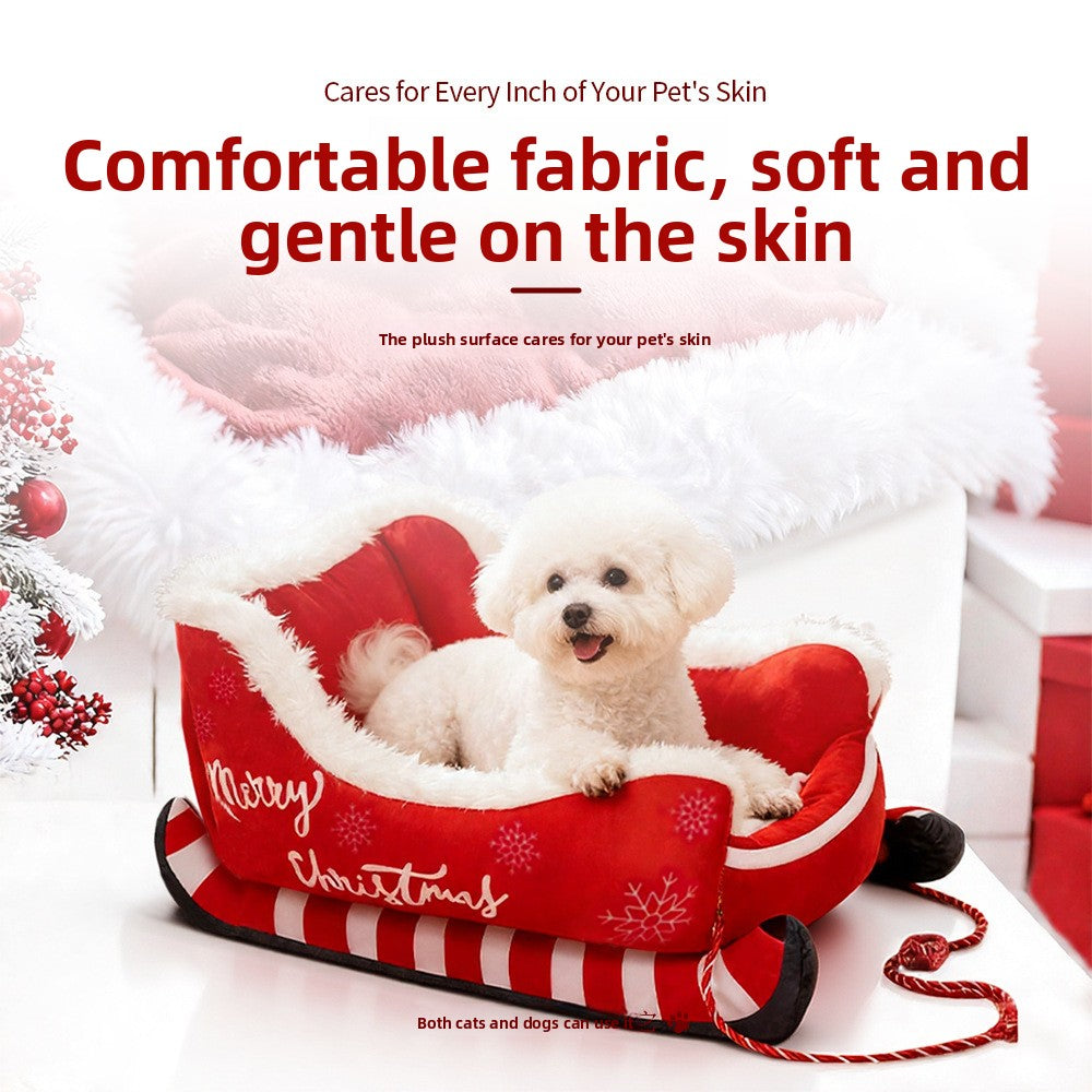 Christmas Sleigh Pet Bed